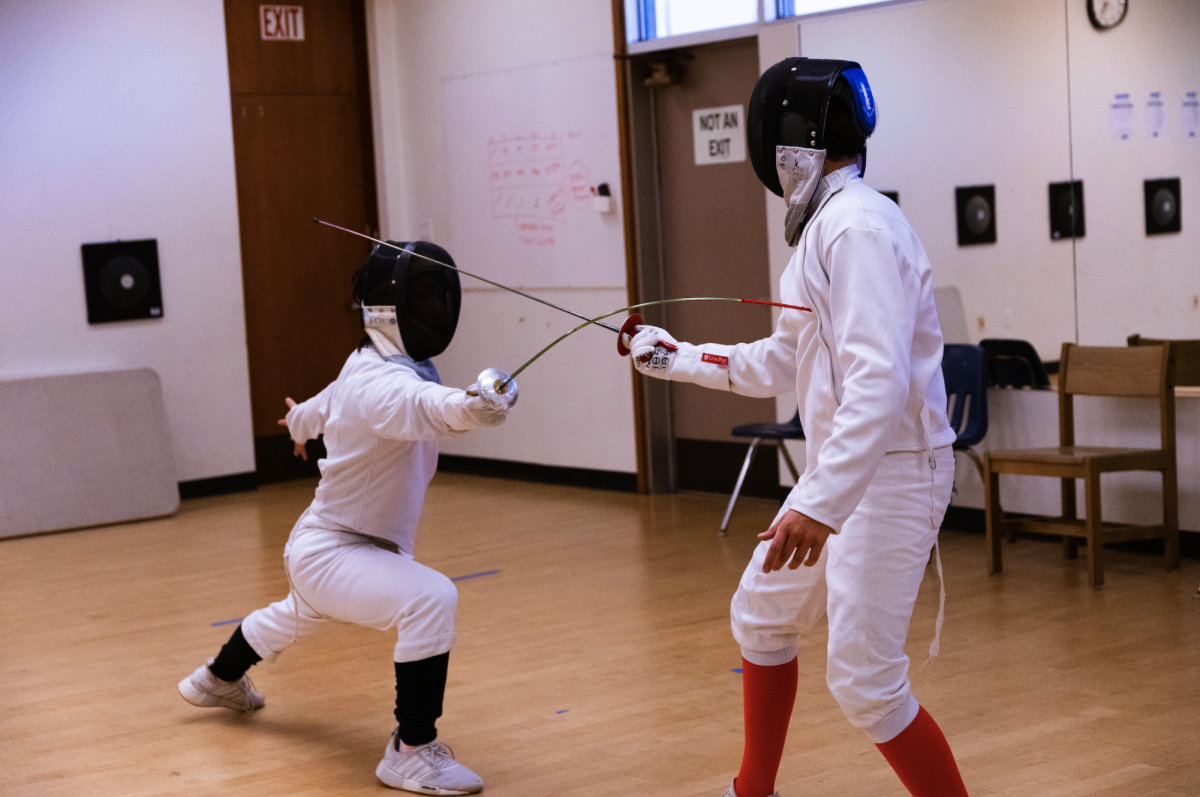 Fall fencers on fire