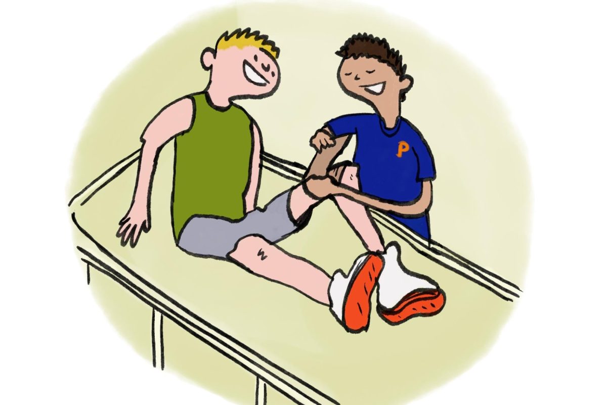 The unsung heroes: Poly's student athletic trainers