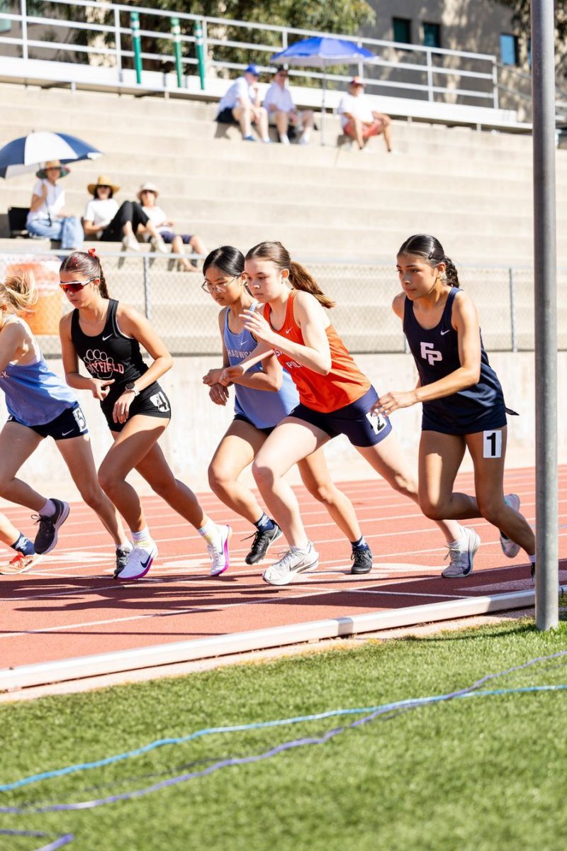 Track team sprints toward a strong finish