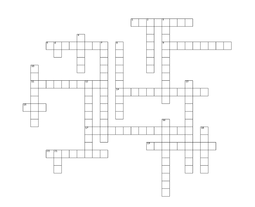 Back-to-school crossword